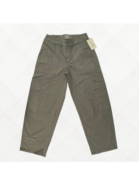 Universal Thread Barrel Cargo Pants • Size 0 • NWT • Olive Green • WPT-100116